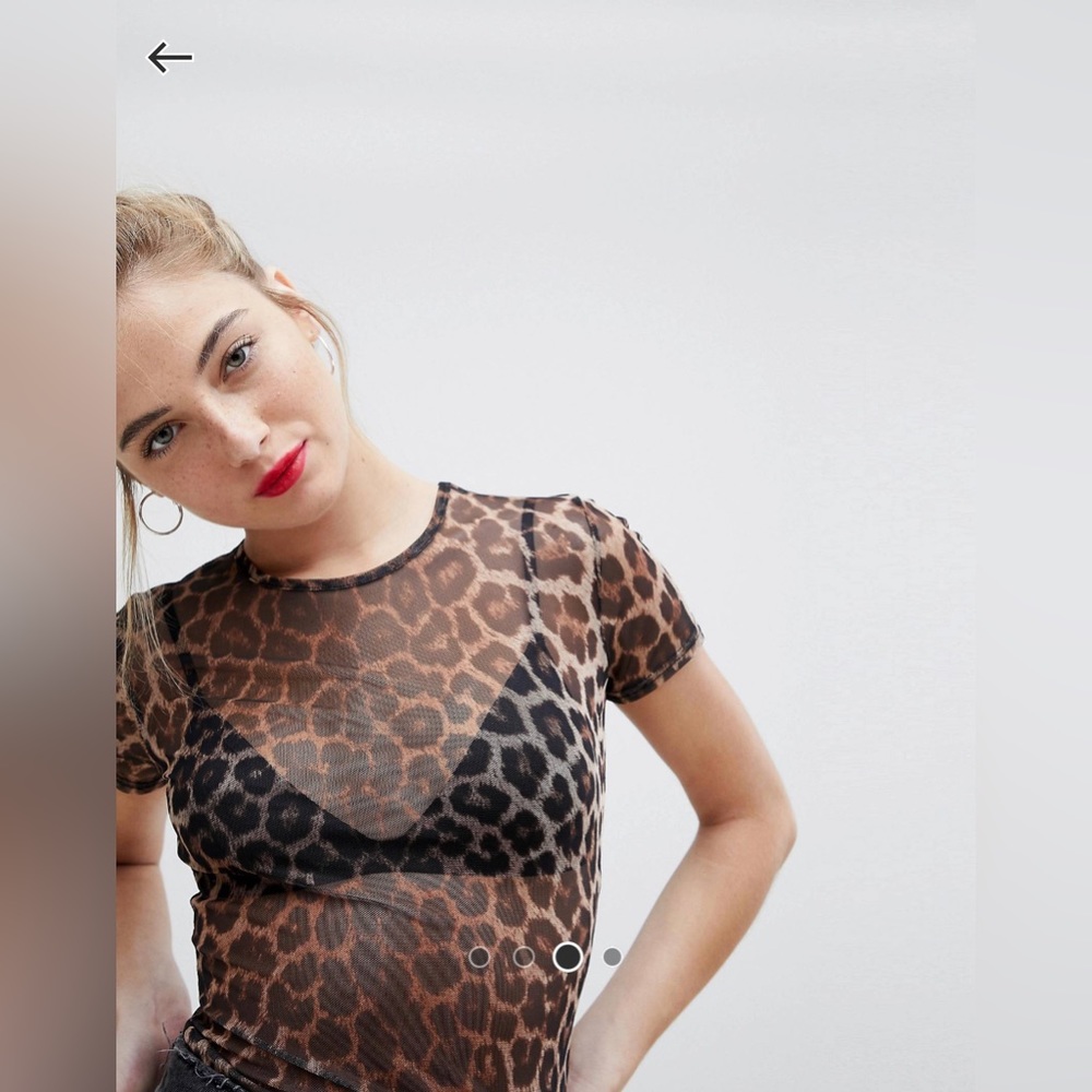 Daisy Street Leopard Top Asos